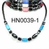 Colored Opal Beads Hematite Beads Stone Chain Choker Fashion Women Necklace